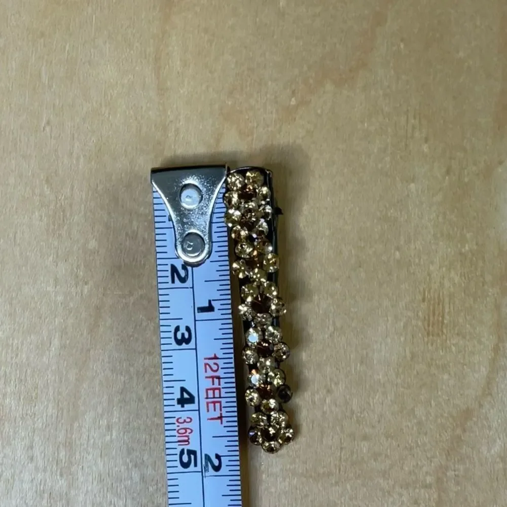 Vintage 90’s rhinestone hair clip and pin - Picture 7 of 10